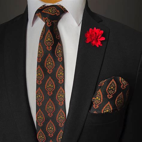 Persian Night Termeh Tie and Pocket Square | Tie for me