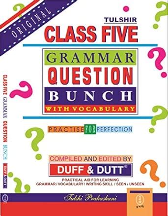 Class FIVE Grammar Question Bunch with Vocabulary
