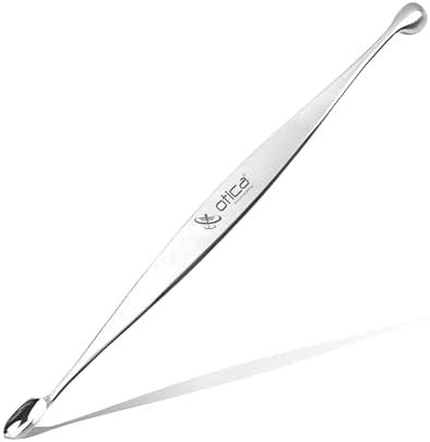 OTICA Surgical Double Ended Bone scoop Bone Curette Spoon (5, 6 inch ...