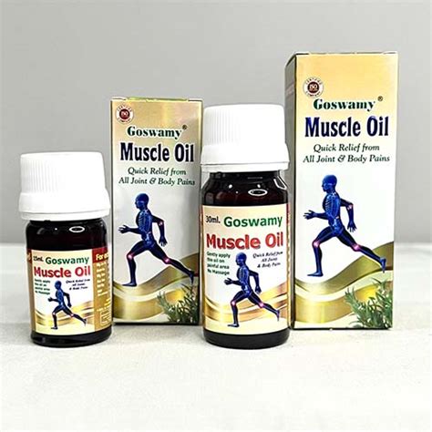 Goswamy Muscle Oil Rs 5 Budget Sachet (1.7 ml) - Ayurvedic Pain Relief Oil