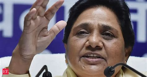 Mayawati warns against 'communal design' of BJP, RSS - The Economic Times
