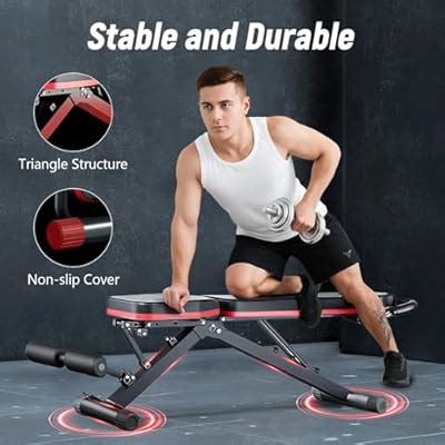 ALSOGO ALSO GO Adjustable Weight Bench, Workout Benches India | Ubuy