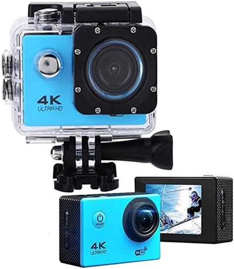 Drumstone {𝟏𝟎 𝐘𝐞𝐚𝐫𝐬 𝐖𝐚𝐫𝐫𝐚𝐧𝐭𝐲) Ultra HD 4K WiFi Action Camera - 100Ft ...