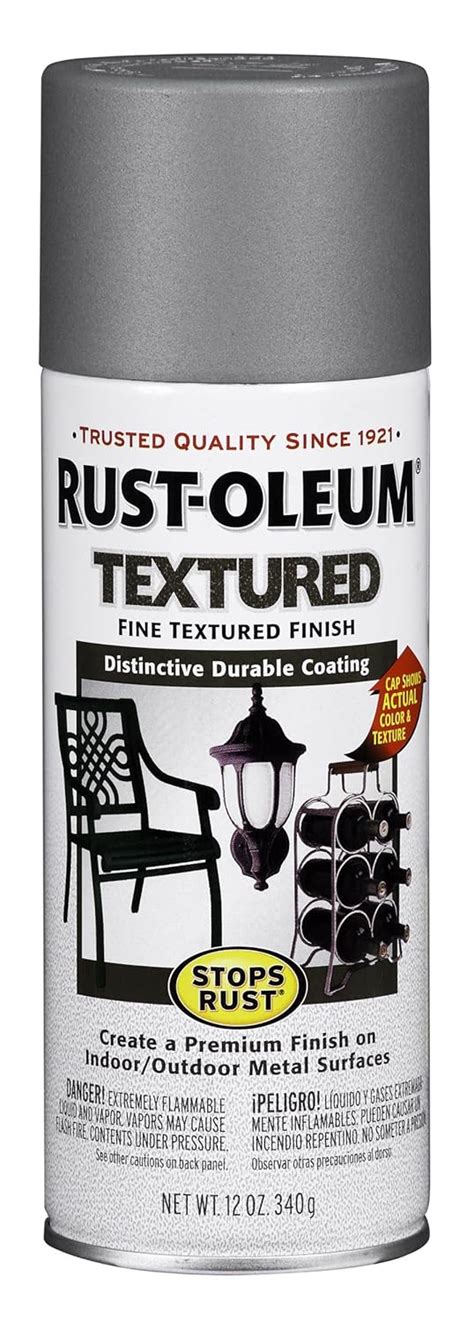 Rust-Oleum 7224830 Stops Rust Textured Spray Paint for Outdoor Metals ...