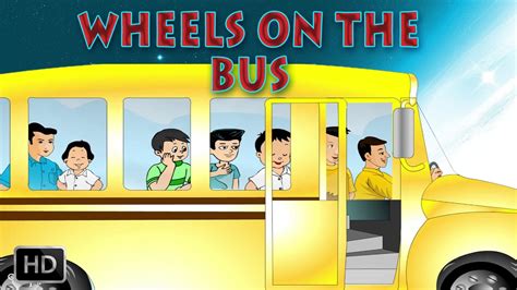 WHEELS ON THE BUS GO ROUND AND ROUND - Popular Nursery Rhyme - Baby ...