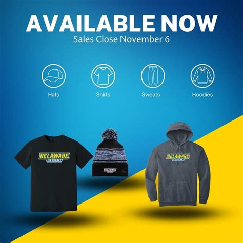 Delaware Ice Hockey Apparel - University of Delaware Ice Hockey