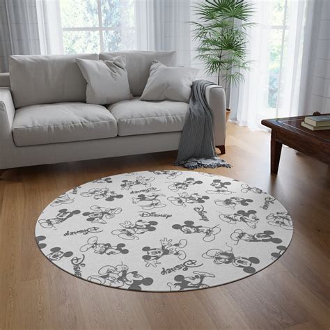 Disney Retro Rug - Vintage Mickey Mouse Rug - Disney Home Decor ...