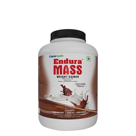 Weight Gainer - 3kg | Chocolate Flavour | Endura Mass – endurasupplements