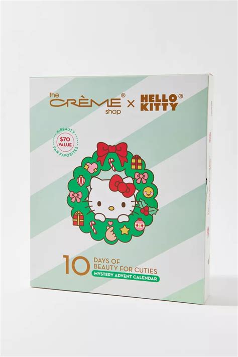 The Crème Shop X Sanrio Hello Kitty 10 Days Of Beauty Advent Calendar ...