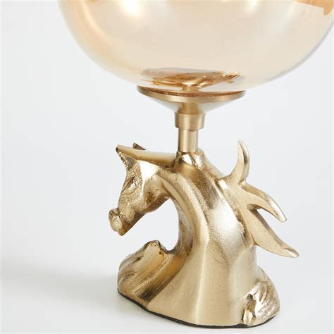 Buy Tropical Paradise Glass Horse Vase from Home Centre at just INR 1999.0