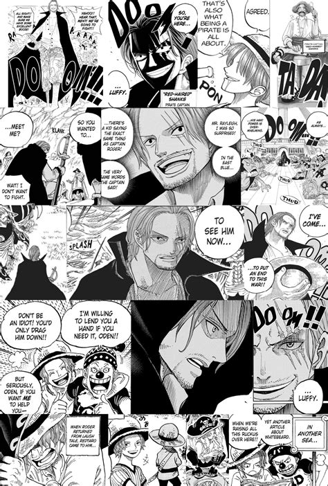Every chapter that Red-Haired Shanks has appeared... : r/OnePiece