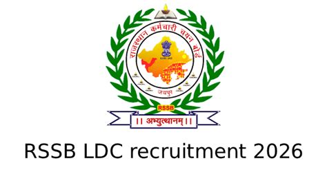 RSSB LDC recruitment 2026 for 10,644 posts, apply online