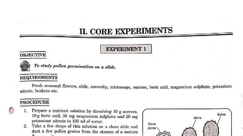 Biology Practical Work: Core Experiments and Observations - Studocu