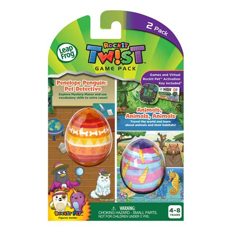 Buy LeapFrog Rockit Twist Dual Game Pack: Penelope Penguin: Pet ...