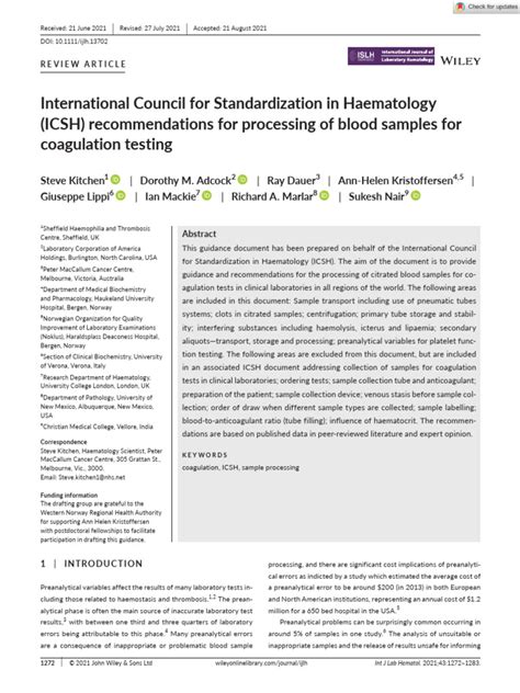 Image result for Coagulation Sample Collection Procedure