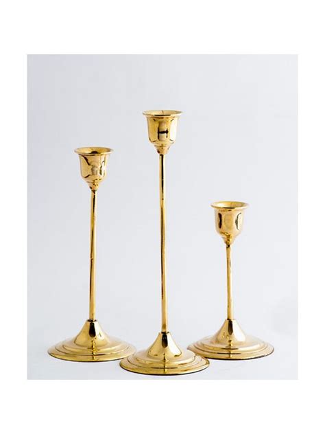 Gold candle holder | Buy brass candle stand | Kalpané