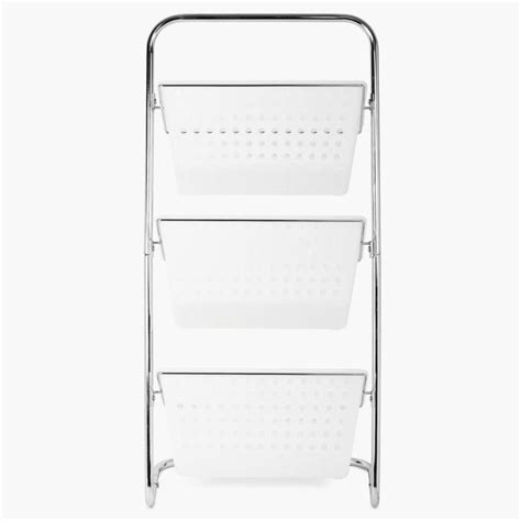 Buy Tranzit Stainless Steel 3-Tier Kitchen Trolley from Home Centre at ...
