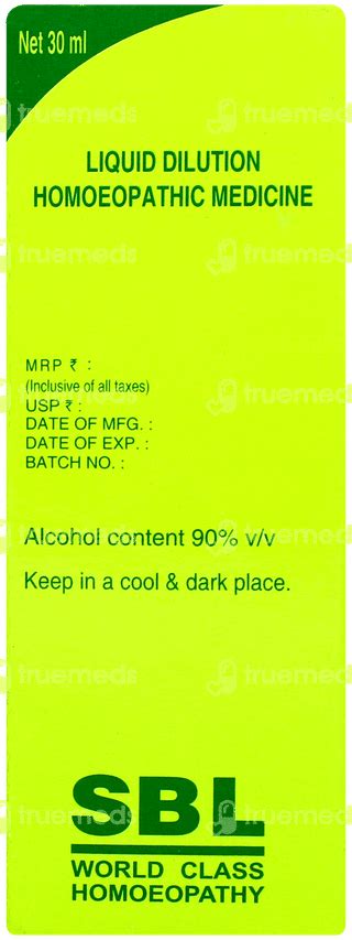 Sbl Acidum Phosphoricum 30 C Dilution 30 Ml - Uses, Side Effects ...