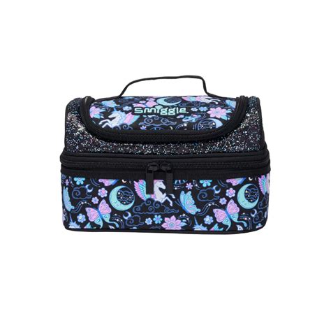 Buy Smiggle Super Charge Collection Lunch Bag 3Y+, Black Mix, 15cm ...