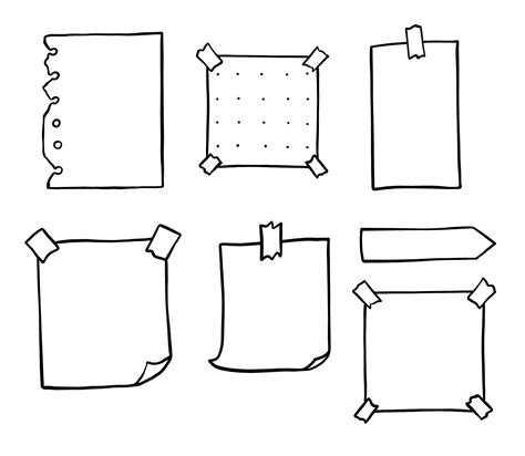 Image result for Note Paper Simple Drawing