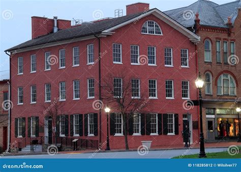 David Wills House in Gettysburg Editorial Photography - Image of battle ...