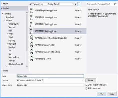 Image result for Create Bootstrap Tabs in .Net Core