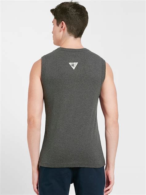 Shop JOCKEY Men's Super Combed Cotton Rib Solid Round Neck Muscle Vest ...