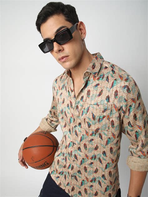 Jamboree Feathery Striped Shirt – Vastrado