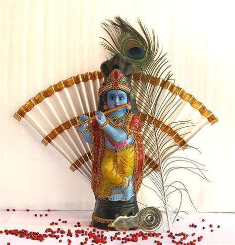 Buy Brahma Crafts Vishu Kani Kit of Fibre Krishna Idol(30cm), thiru ...