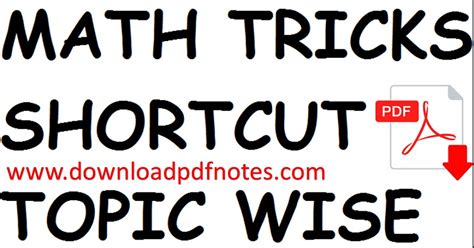 Image result for Math Tricks Book