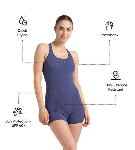 Buy Speedo Women's Endurance Plus Myrtle Racerback Legsuit - Hapuna ...
