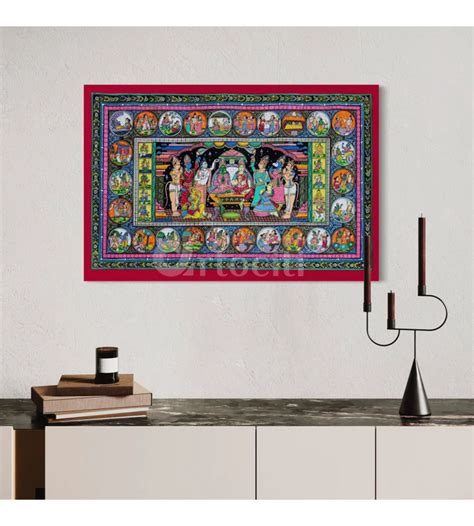 Buy Ram Darbar Pattachitra Painting Online - Artociti