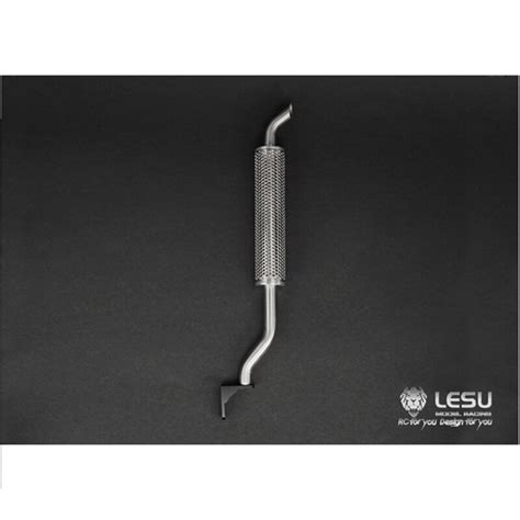 scm-modellbau - Lesu Auspuff hochgezogen universal für Tamiya LKW 1:1 ...