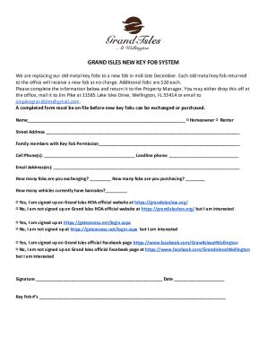 Fillable Online Service History Report Grand Isles Master HOA Fax Email ...