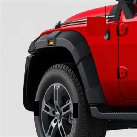 CLOUDSALE Wheel Arch Cladding Compatible For New Mahindra (Set Of 16 ...