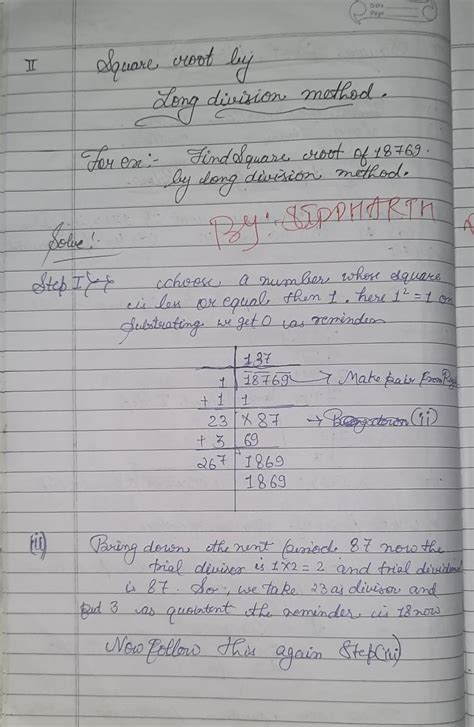 long division method explain me - Brainly.in