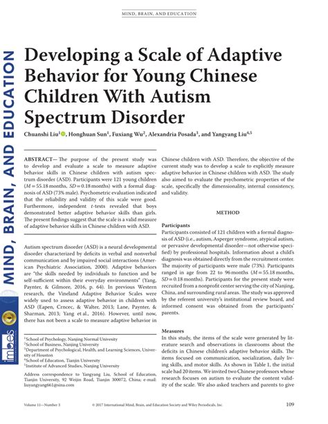 Image result for Children Adaptive Behavior Rating Scale