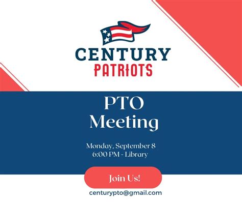 September 2025 PTO Meeting, Century Elementary School, Grand Forks, 8 ...