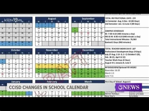 CCISD discusses calendar changes for 2020-2021 school year - YouTube