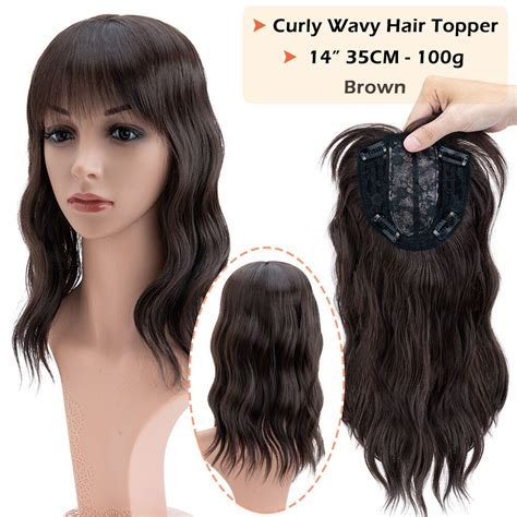 Lady Wavy Long Hair Topper Real Thick One Piece Full | Ubuy India