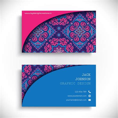 Byteknight Business Card | Colorful Business Card Design #bkdesigns # ...