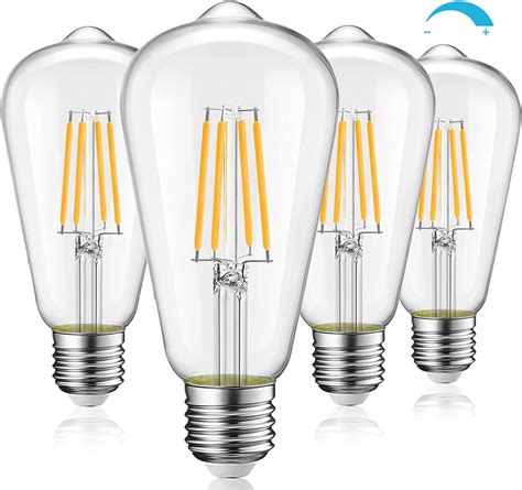 DayAuro Light Bulbs,60W Equivalent.Dimmable Vintage LED Light Bulbs ...