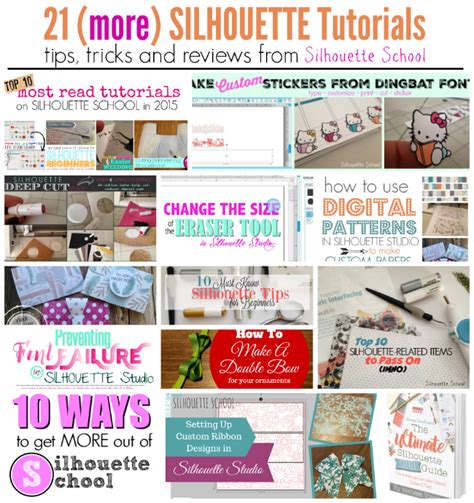 Silhouette America Tutorials 的图像结果