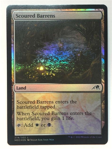 Scoured Barrens [Foil] #274 Prices | Magic Kamigawa: Neon Dynasty ...
