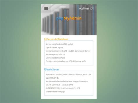 phpMyAdmin Design 的图像结果
