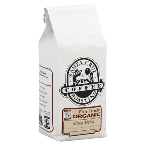 Santa Cruz Coffee Roasting Coffee, Organic, French Roast, Moka Matra ...
