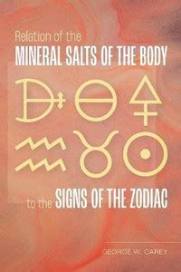 Relation of the Mineral Salts of the Body to the Signs of the Zodiac ...