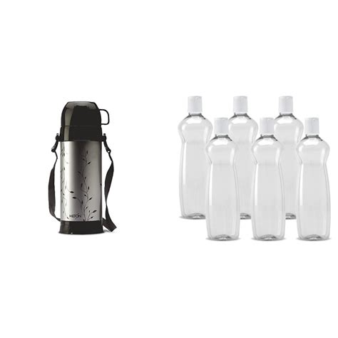Milton Eiffel 1000 Plastic Insulated Flask, 910 ml, Black & Milton ...
