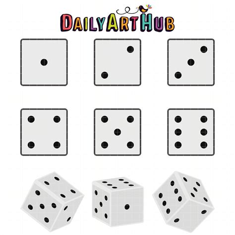 Dice Clip Art 1