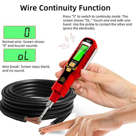 ⏳Limited time 50% discount💥Non-contact voltage tester with LCD display ...